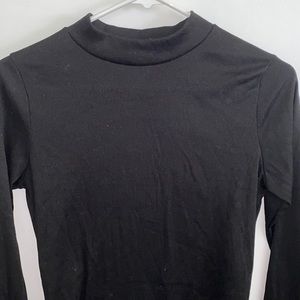 Black long sleeve turtle neck